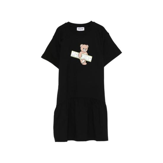 26SS [키즈] 모스키노 원피스 HDV0HK LFA07 60100 BLACK