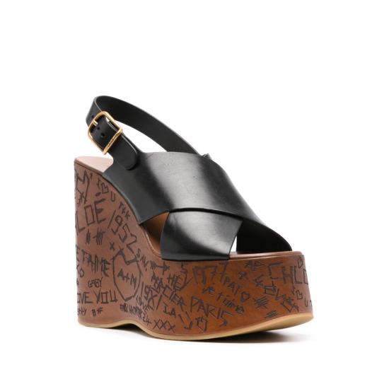 26SS 끌로에 샌들 C24A02YLU 001 BLACK - CHLOE