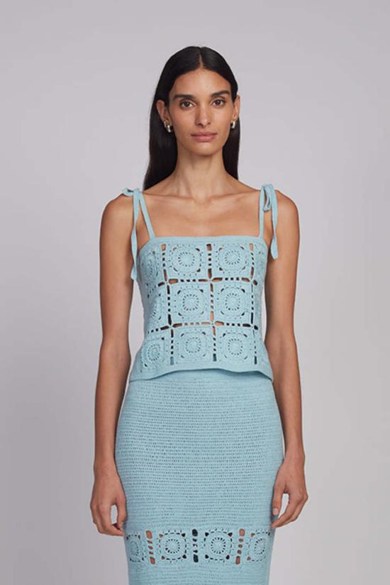  ELEVEN SIX 블라우스 일레븐 식스 이올라 크로셰 탑