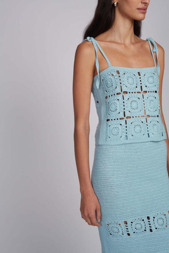  ELEVEN SIX 블라우스 일레븐 식스 이올라 크로셰 탑 - OTHER BRANDS