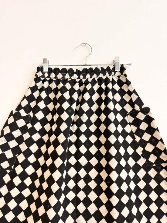  해피 프렌치 갱 롱 스커트 틸다 스커트 블랙 로잔지 - HAPPY FRENCH GANG