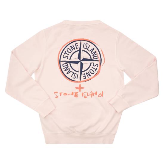 26SS [키즈] 스톤 아일랜드 풀오버 L1S166100018 PINK - STONE ISLAND