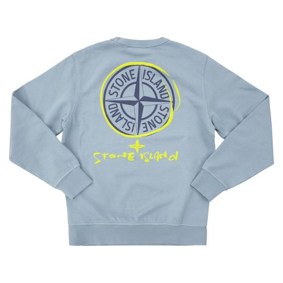 26SS [키즈] 스톤 아일랜드 풀오버 L1S166100018 LIGHT BLUE - STONE ISLAND