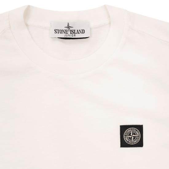 26SS [키즈] 스톤 아일랜드 티셔츠 L1S162100002 WHITE - STONE ISLAND
