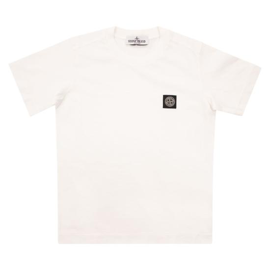 26SS [키즈] 스톤 아일랜드 티셔츠 L1S162100002 WHITE