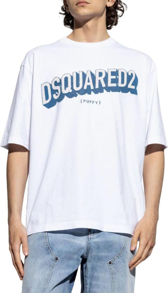 25FW 디스퀘어드2 반팔 티셔츠 S74GD1445D20020100 WHITE - DSQUARED2