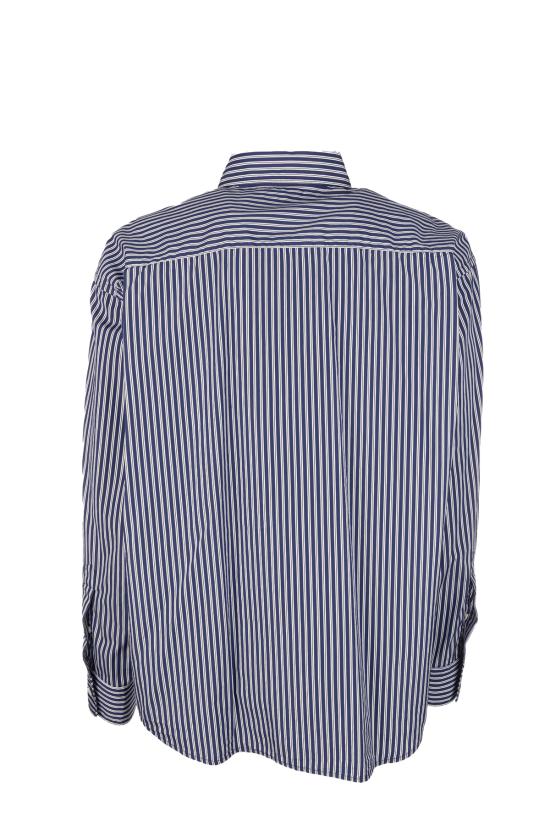 26SS 발렌시아가 긴팔 셔츠 857814TTM34 8502 NAVY WHITE - BALENCIAGA