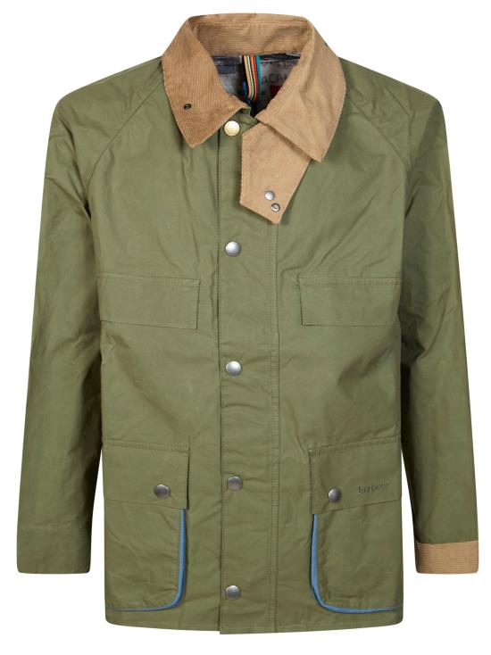 26SS 바버 X 폴스미스 패딩 MCA1126 GN52 VERDE