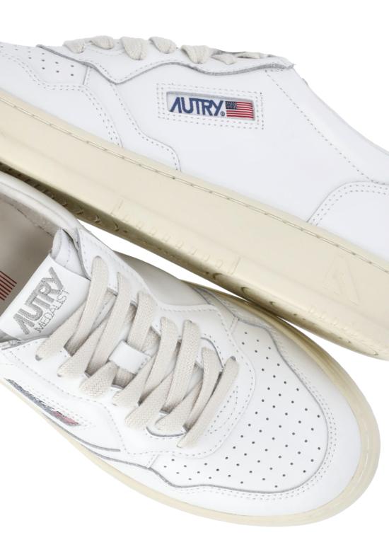 26SS 오트리 메달리스트 로우 스니커즈 AULW LL22WHT BLACK White - AUTRY