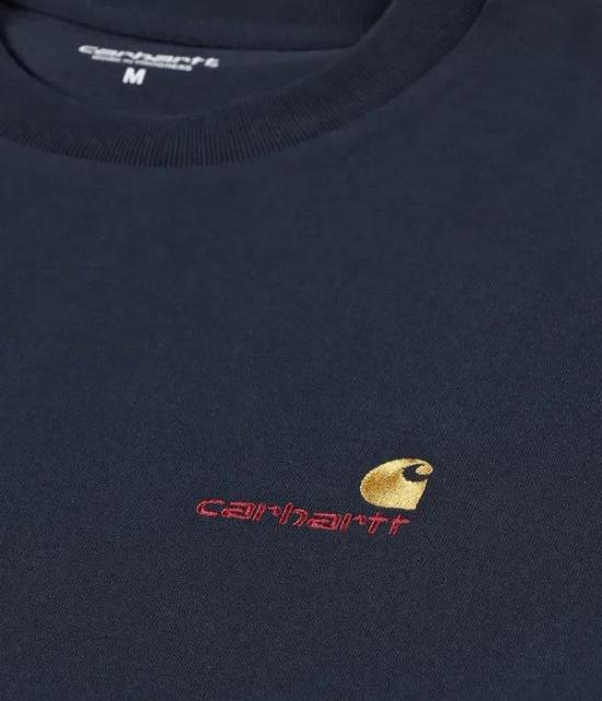 26SS 칼하트 WIP 숏슬리브 아메리칸 스크립트 티셔츠 I029956 AB024424 M - CARHARTT WIP