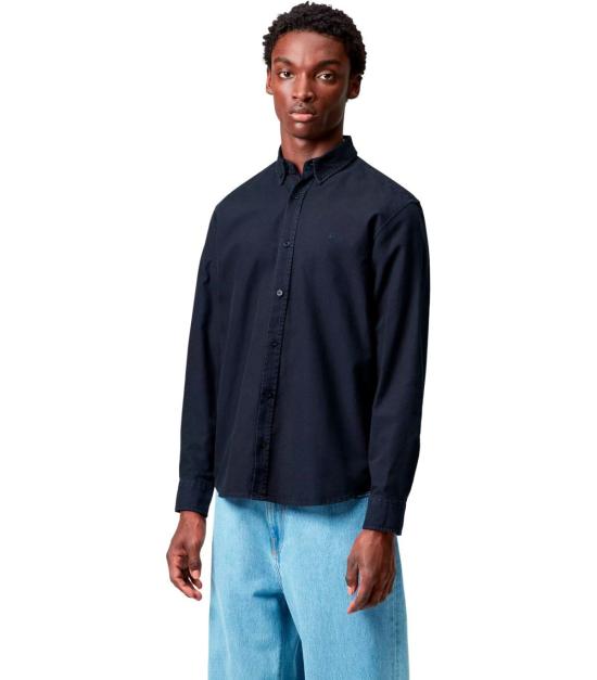 26SS 칼하트 WIP 롱슬리브 볼튼 셔츠 I030238 1CGD S Blue - CARHARTT WIP