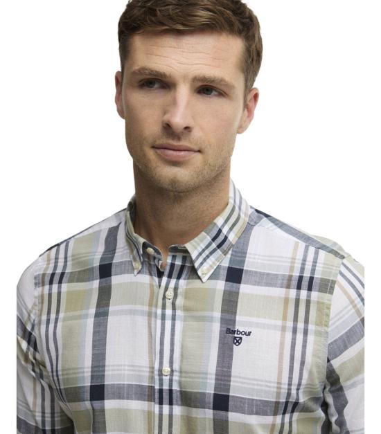 26SS 바버 긴팔 셔츠 MSH5295 GN34 S Green - BARBOUR
