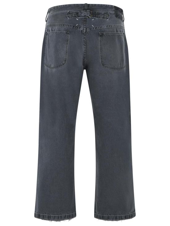 26SS 마르지엘라 스트레이트레그 크롭 진 S50LA0245 S30842963 Black - MAISON MARGIELA