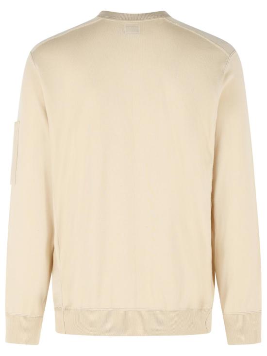 26SS 씨피 컴퍼니 코튼 씨 아일랜드 크루넥 렌즈 스웨터 20CMKN102A 110560A114 Beige - C.P. COMPANY