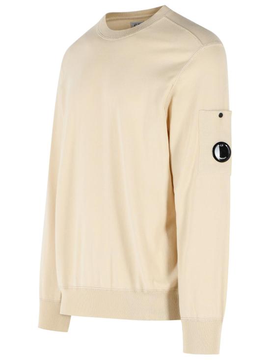 26SS 씨피 컴퍼니 코튼 씨 아일랜드 크루넥 렌즈 스웨터 20CMKN102A 110560A114 Beige - C.P. COMPANY