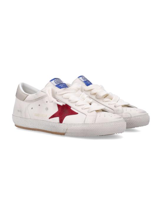 26SS 골든구스 슈퍼스타 스니커즈 GMF01003F008137 12378 WHITE RED PLATINUM - GOLDEN GOOSE