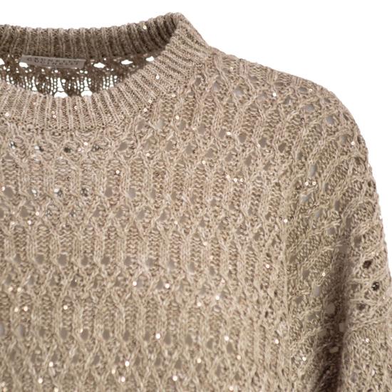 26SS 브루넬로 쿠치넬리 스웨터 MCO564700 SAND - BRUNELLO CUCINELLI