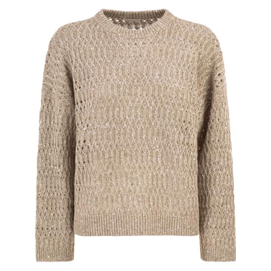 26SS 브루넬로 쿠치넬리 스웨터 MCO564700 SAND