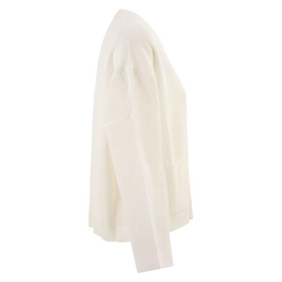 26SS 브루넬로 쿠치넬리 스웨터 M19259516 WHITE - BRUNELLO CUCINELLI