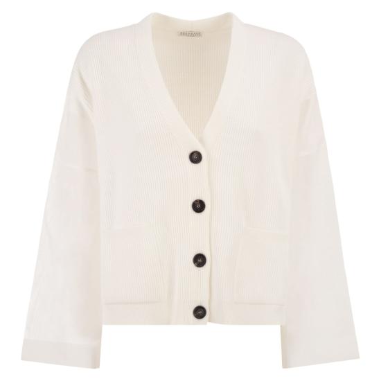 26SS 브루넬로 쿠치넬리 스웨터 M19259516 WHITE