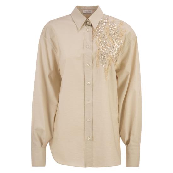 26SS 브루넬로 쿠치넬리 숄더백 M0F79RJ926 LIGHT BEIGE