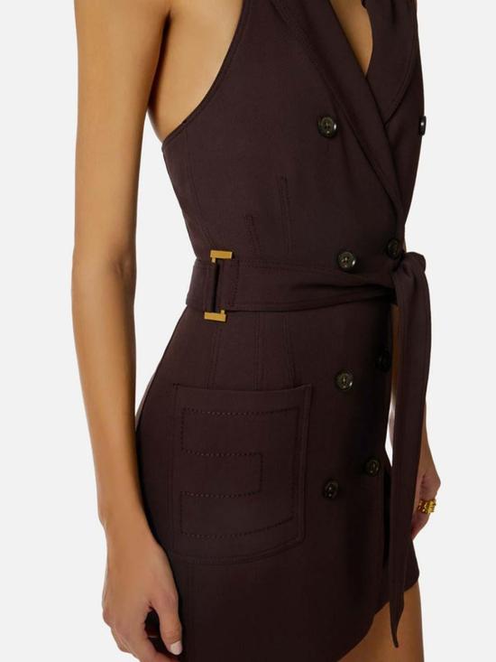  엘리자베타프랜치 미디 스커트 AB91461E2644 Brown - ELISABETTA FRANCHI