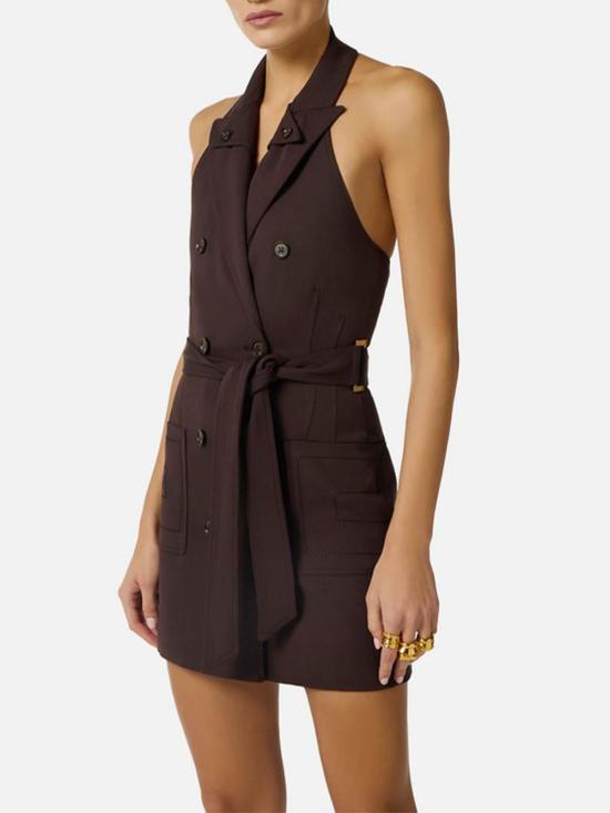  엘리자베타프랜치 미디 스커트 AB91461E2644 Brown - ELISABETTA FRANCHI