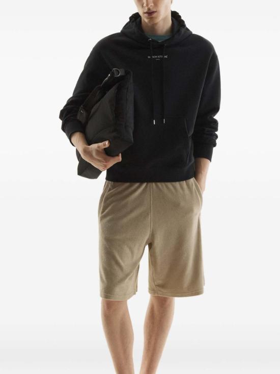 26SS 메종키츠네 후드 티셔츠 QM00700KM0341P199 Black - MAISON KITSUNE