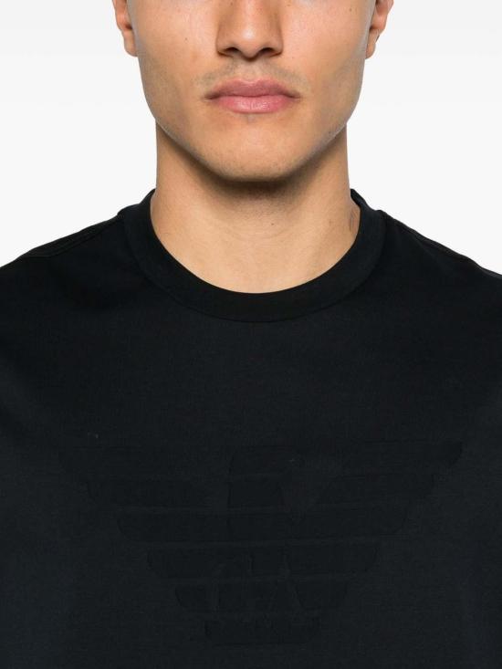 26SS 엠포리오 아르마니 반팔 티셔츠 EM004593AF10762FB438 Blue - EMPORIO ARMANI