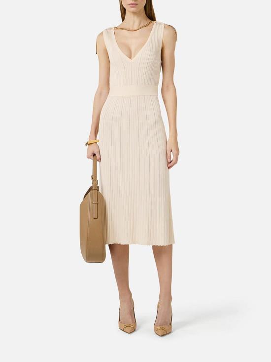  엘리자베타프랜치 미디 스커트 AM18S61E2193 White - ELISABETTA FRANCHI