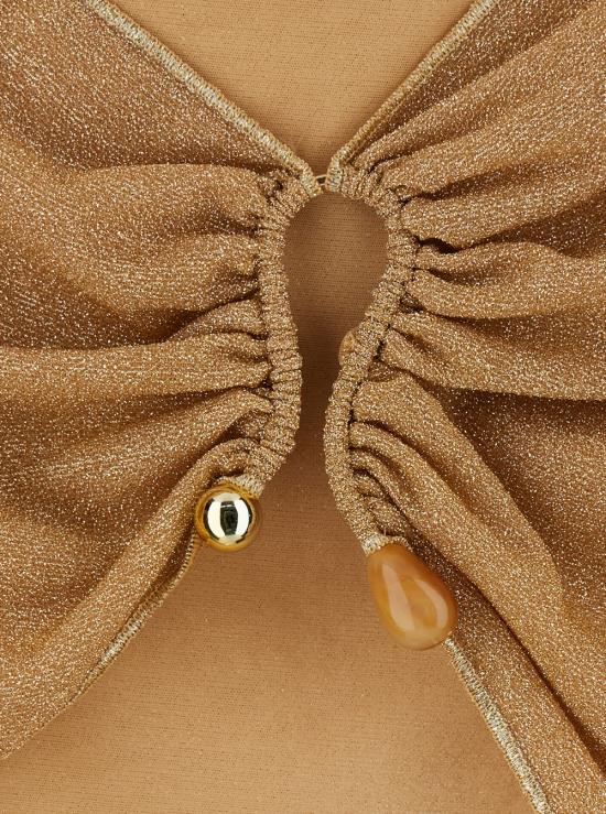 26SS 오세리 숏 스커트 HPS261GOLD Metallic - OSÉREE