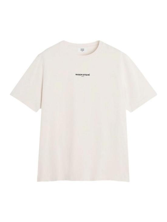 26SS 메종키츠네 반팔 티셔츠 QM00100KJ70250063 Beige