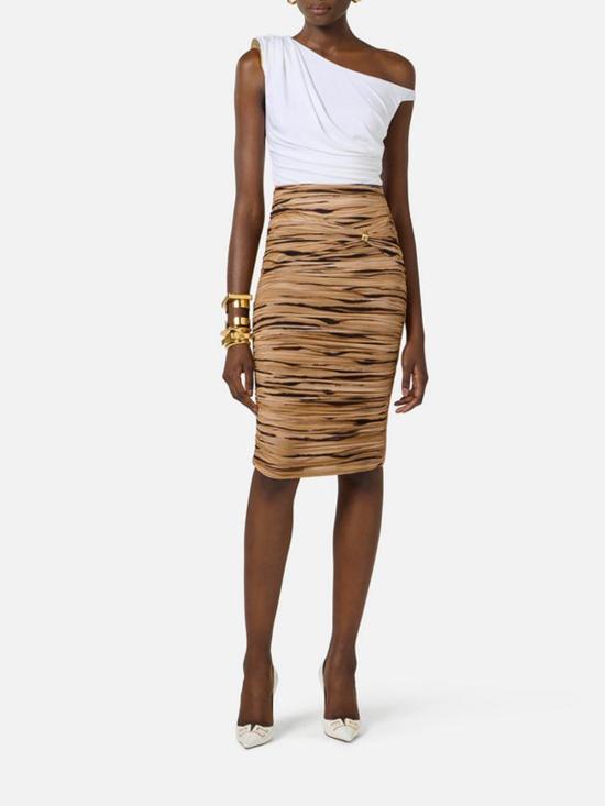  엘리자베타프랜치 민소매 티셔츠 BO01361E2360 White - ELISABETTA FRANCHI