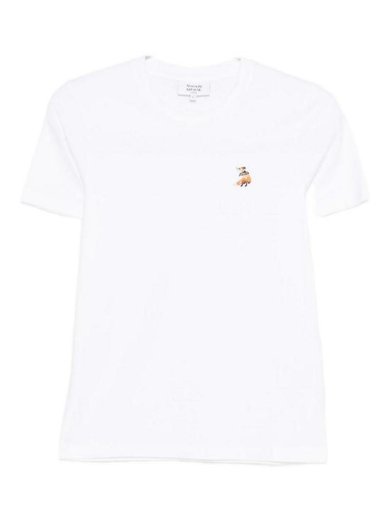 26SS 메종키츠네 드리밍 폭스 레귤러 티셔츠 QW00109KJ7026P100 White