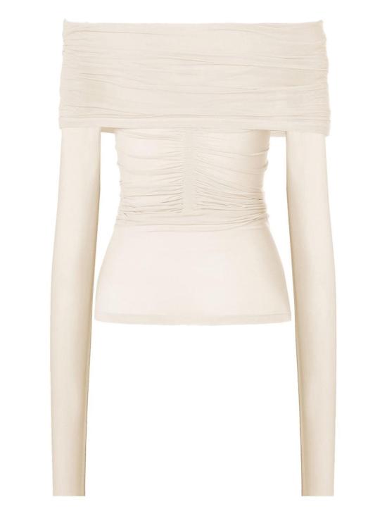 26SS 월포드 민소매 티셔츠 583111167 White - WOLFORD