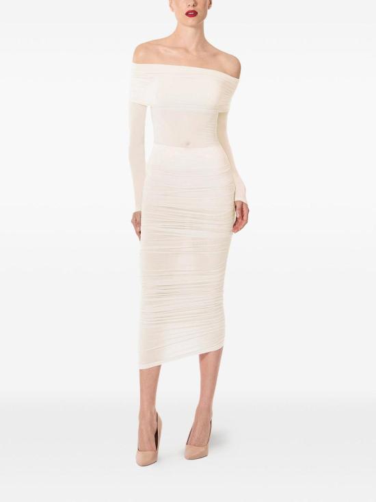 26SS 월포드 민소매 티셔츠 583111167 White - WOLFORD