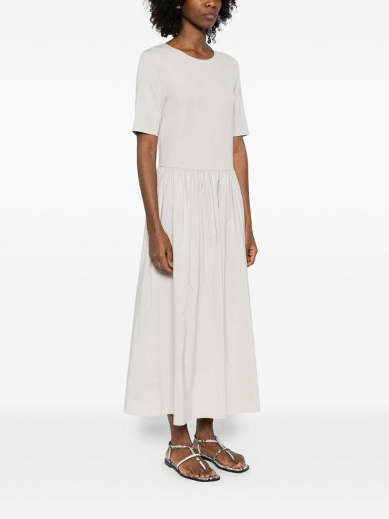 26SS 엠포리오 아르마니 미디 스커트 EW003528AF16066U8012 Light Grey - EMPORIO ARMANI