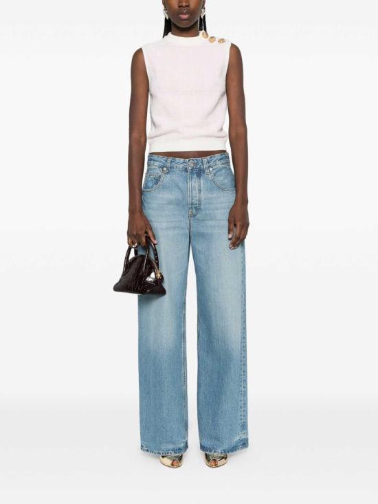 26SS 발망 민소매 티셔츠 GF1AG850KJ48OIB Nude Neutrals - BALMAIN