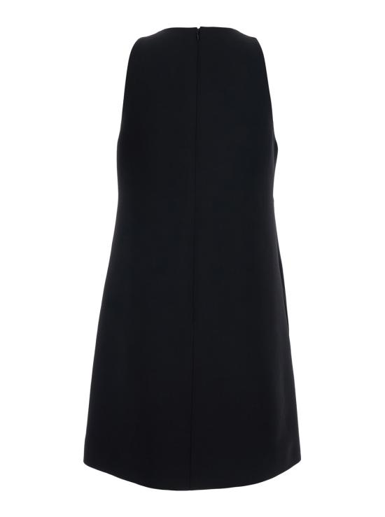 26SS 발렌티노 가라바니 미디 원피스 8B0VAKD51CFCRC Black - VALENTINO GARAVANI