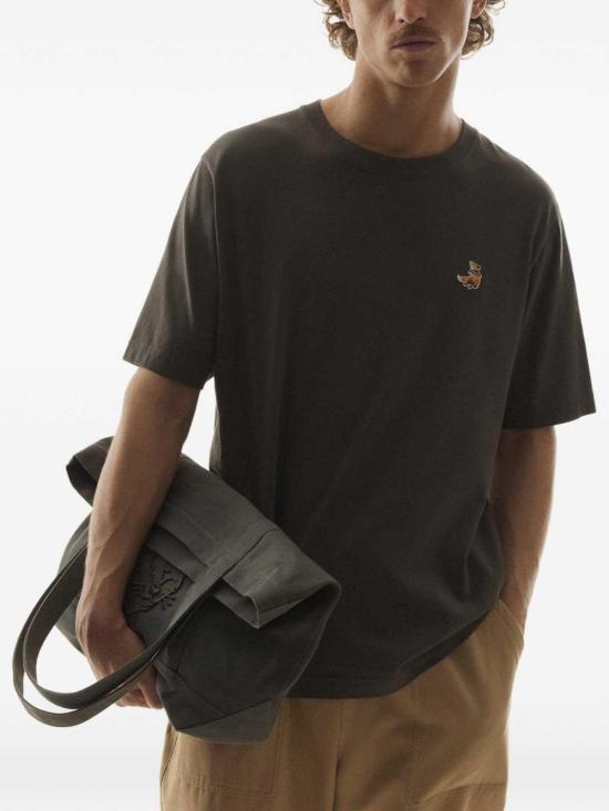 26SS 메종키츠네 반팔 티셔츠 QM00102KJ70260453 Brown - MAISON KITSUNE