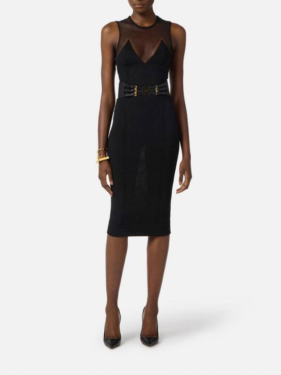  엘리자베타프랜치 미디 스커트 AM91Q61E2110 Black - ELISABETTA FRANCHI