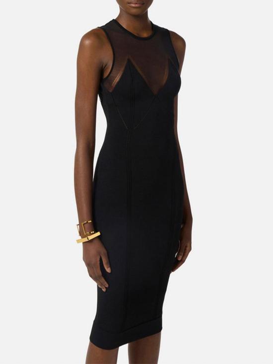  엘리자베타프랜치 미디 스커트 AM91Q61E2110 Black - ELISABETTA FRANCHI