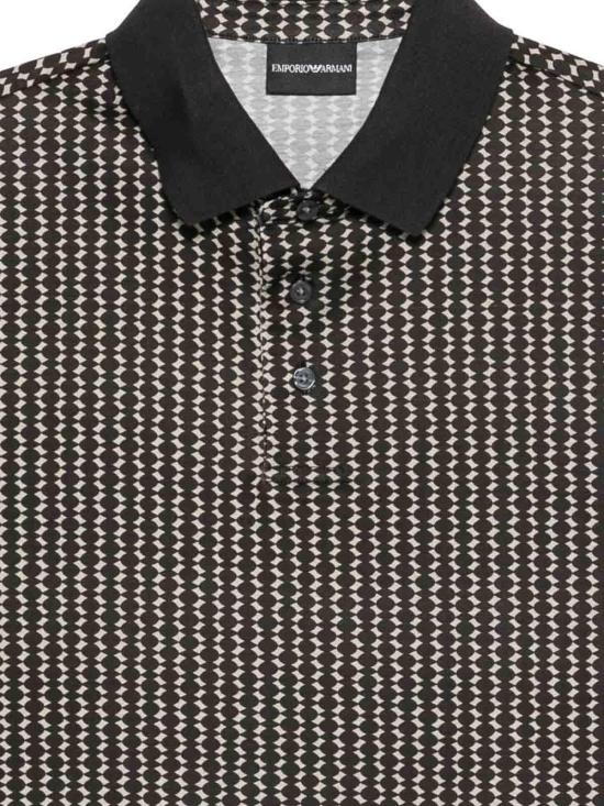 26SS 엠포리오 아르마니 폴로 티셔츠 EM005356AF24857FB404 Black - EMPORIO ARMANI