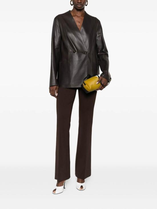 26SS 엠포리오 아르마니 가죽 자켓 EW004096AF23957U6030 Brown - EMPORIO ARMANI