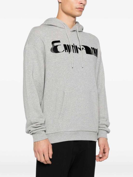 26SS 알마니 후드 티셔츠 EM006208AF14793O8003 Grey - ARMANI