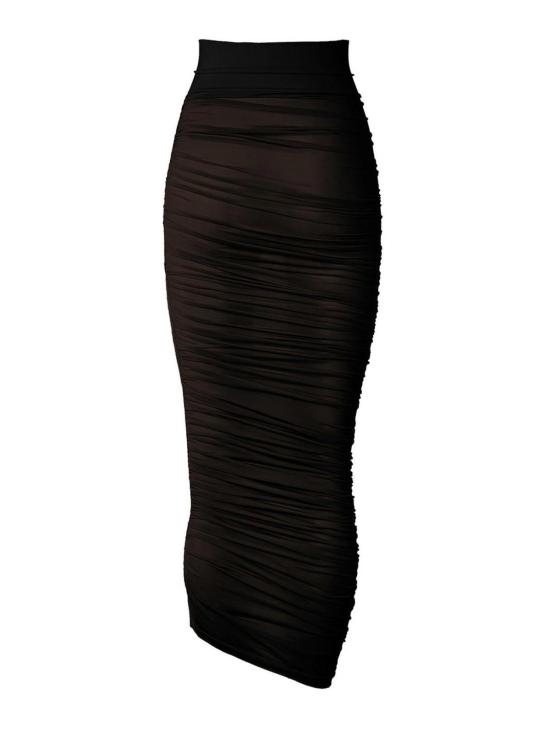 26SS 월포드 미디 스커트 583137005 Black