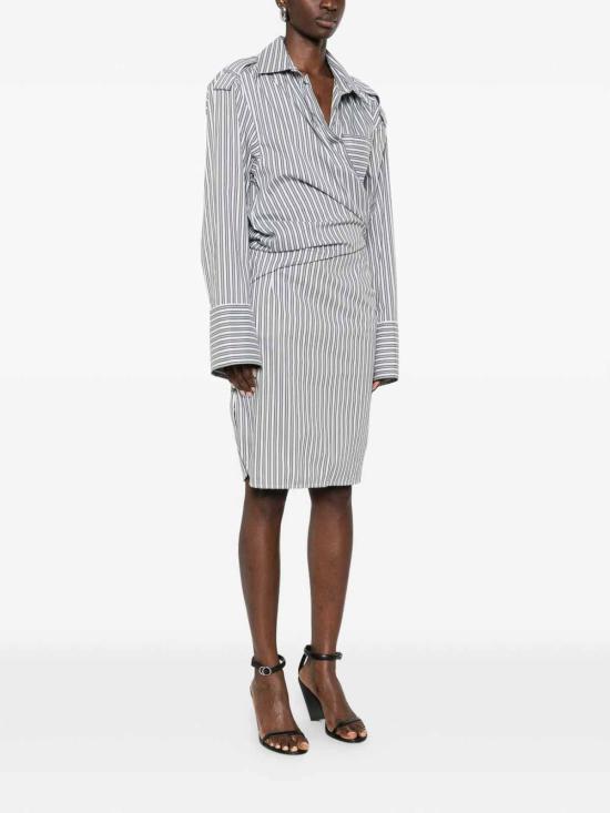 26SS 이로 미디 원피스 LAZULWP33MUL57 Blue - IRO