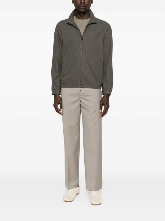 26SS 엠포리오 아르마니 집업 니트 EM005380AF13700F8221 Grey - EMPORIO ARMANI