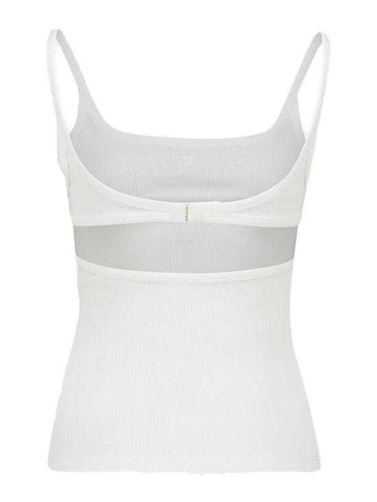 26SS 쿠레쥬 민소매 티셔츠 126JDE152JS01940001 White - COURREGES