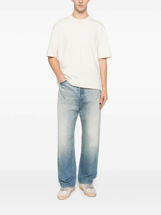 26SS 골든구스 반팔 티셔츠 GUP01873DP00242111616 White - GOLDEN GOOSE